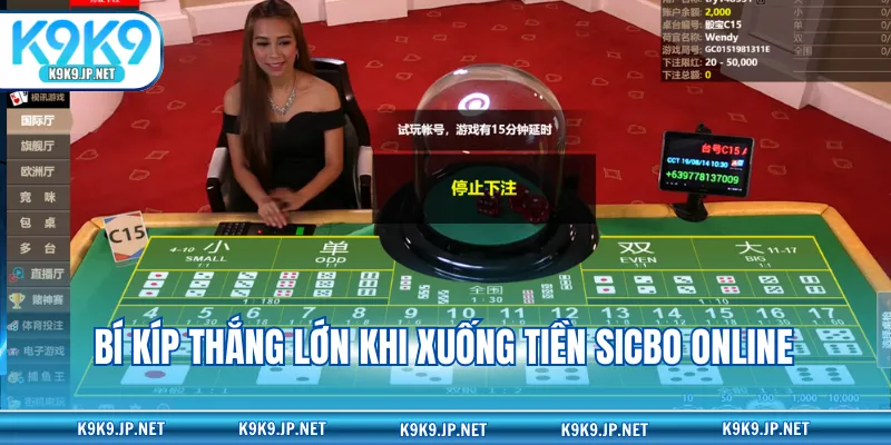 Bí kíp thắng lớn khi xuống tiền Sicbo online