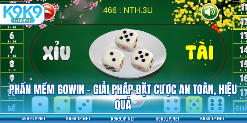 Phần mềm GOWIN - Giải pháp đặt cược an toàn, hiệu quả