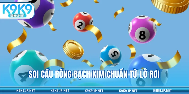 Soi cầu Rồng Bạch Kim chuẩn từ lô rơi